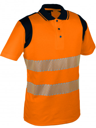 POLO HV POLYCOTON ORANGE 3XL