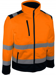 VESTE SOFTSHELL HV ORANG 2XL