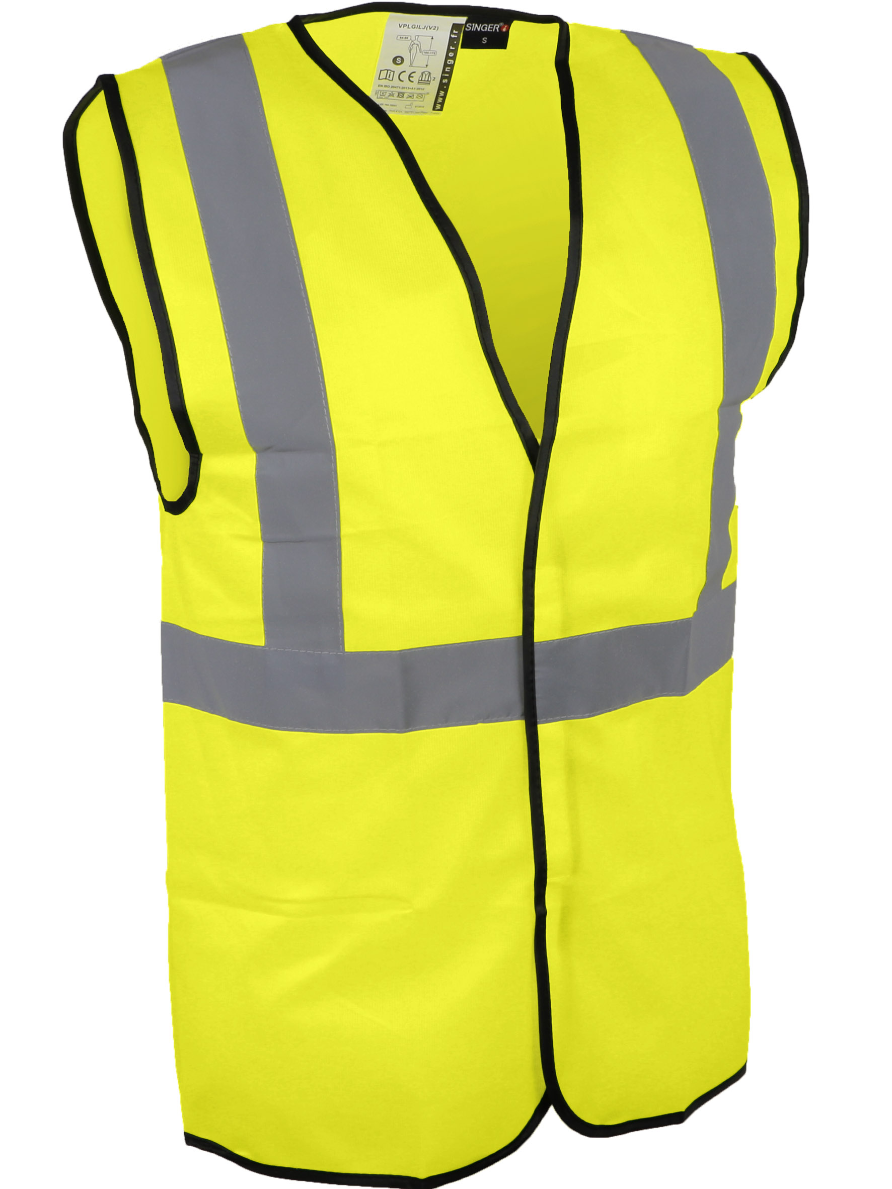 GILET HTE VISIB JAUNE 3XL