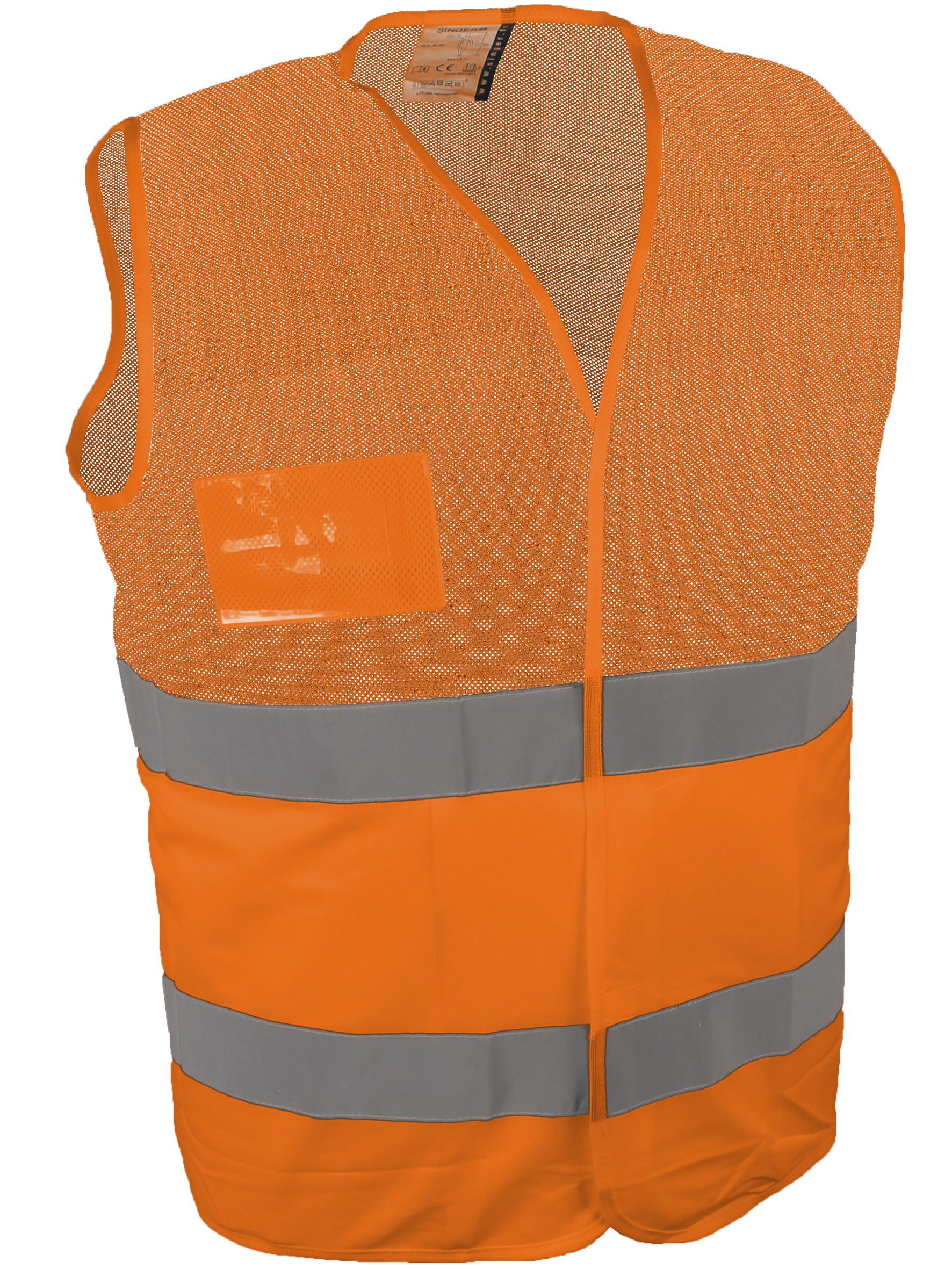 GILET HI-VIZ AC MESH ORANGE L