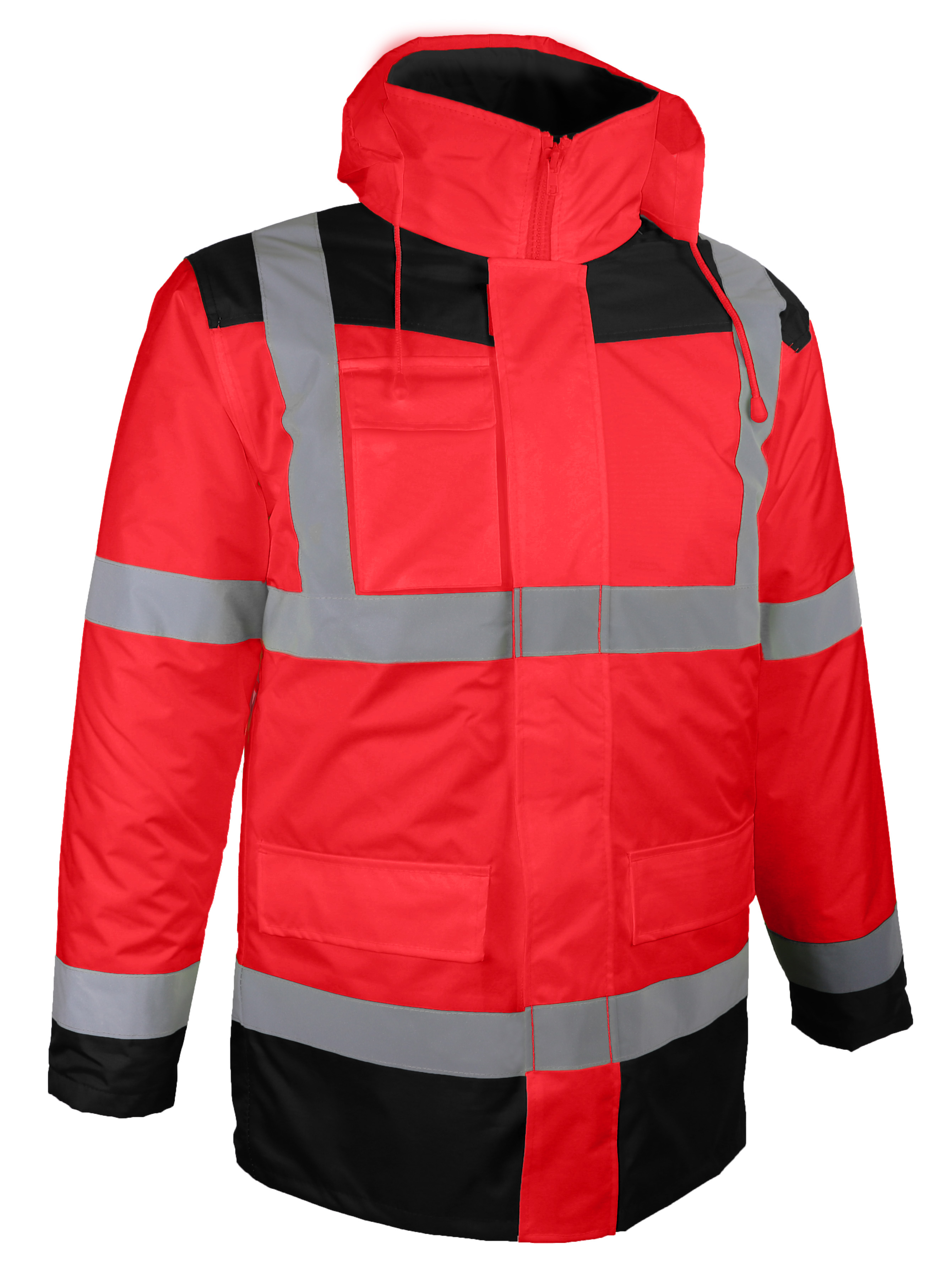 PARKA 4X1 HV ROUGE L