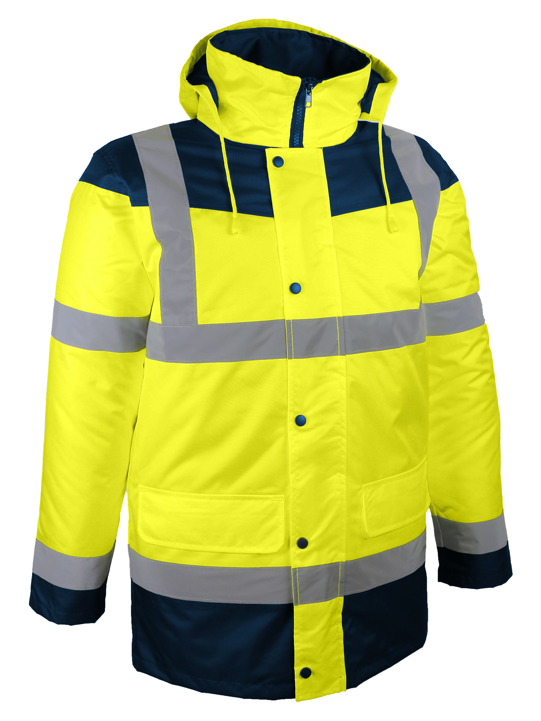 PARKA HV JAUNE ET BLEU 4XL