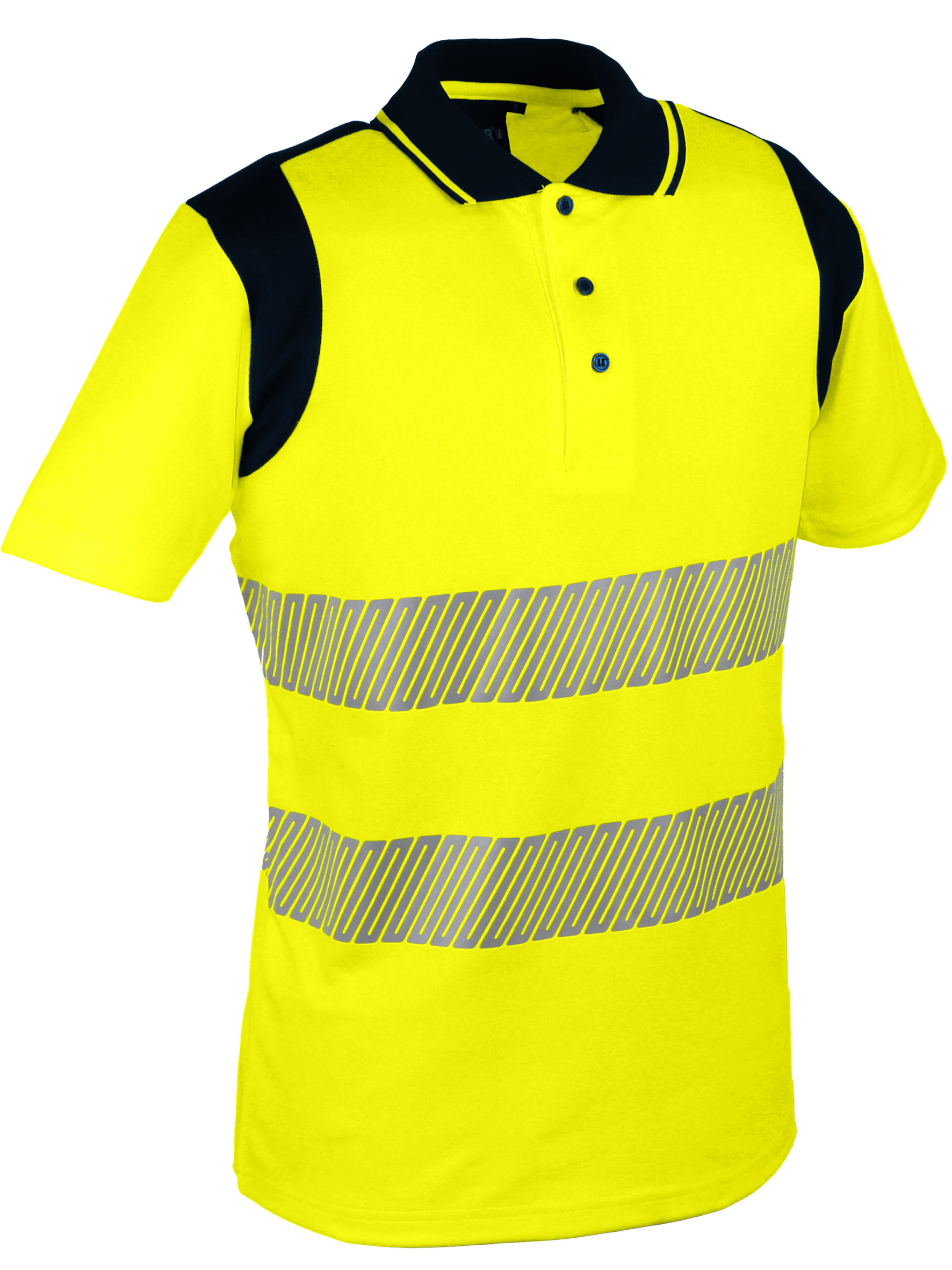 POLO HV POLYCOTON JAUNE M