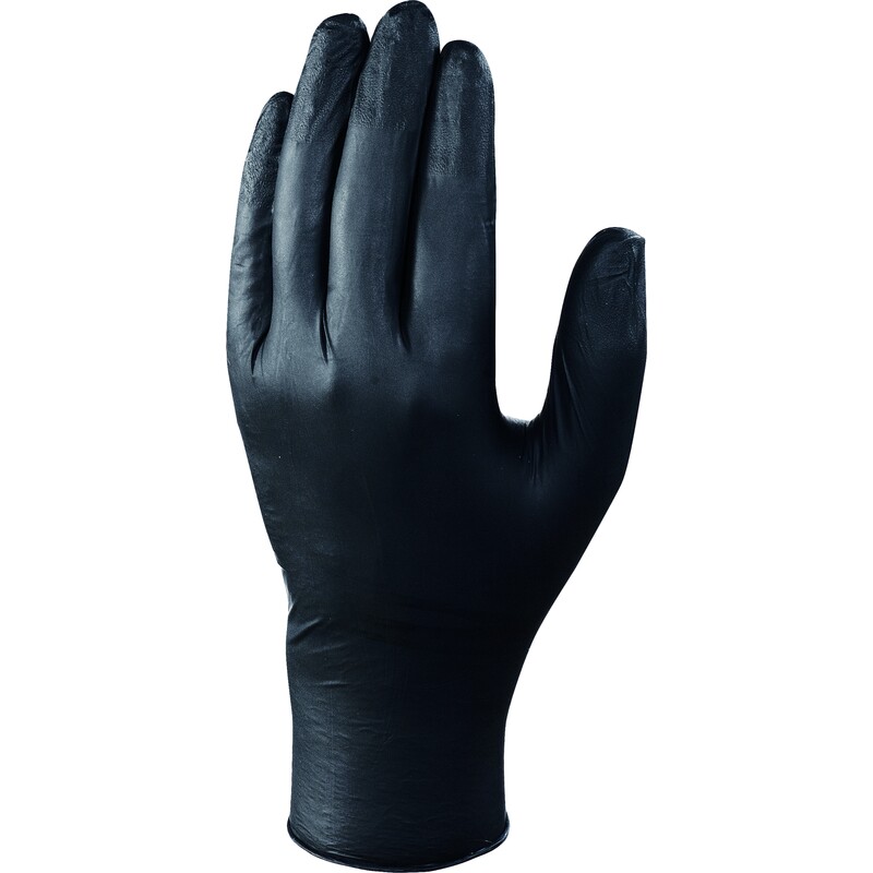BTE 100 GANTS NITRILE NOIR 8/9