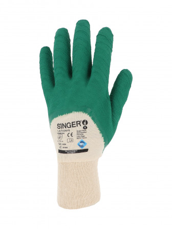 GANTS LATEX VERT S/INTERLOCK 10 CA