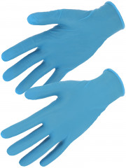 100 GANTS NITRILE BLEU L