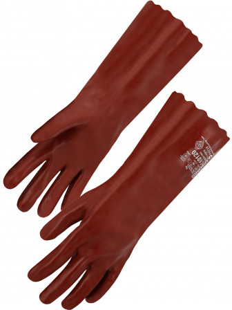GANTS PVC ROUGE 40CM, 9