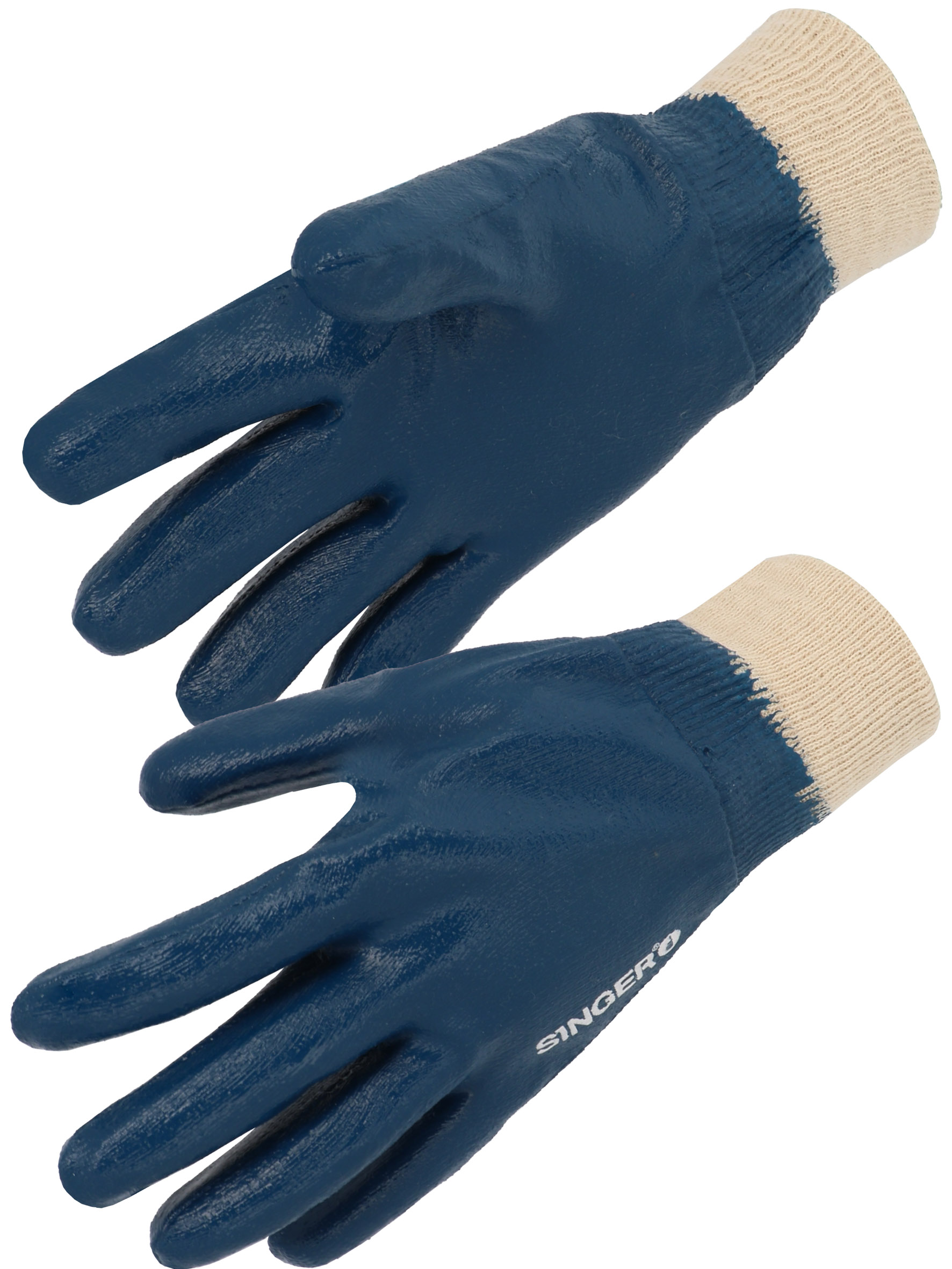 GANT NITRILE BLEU ENDUIT 9