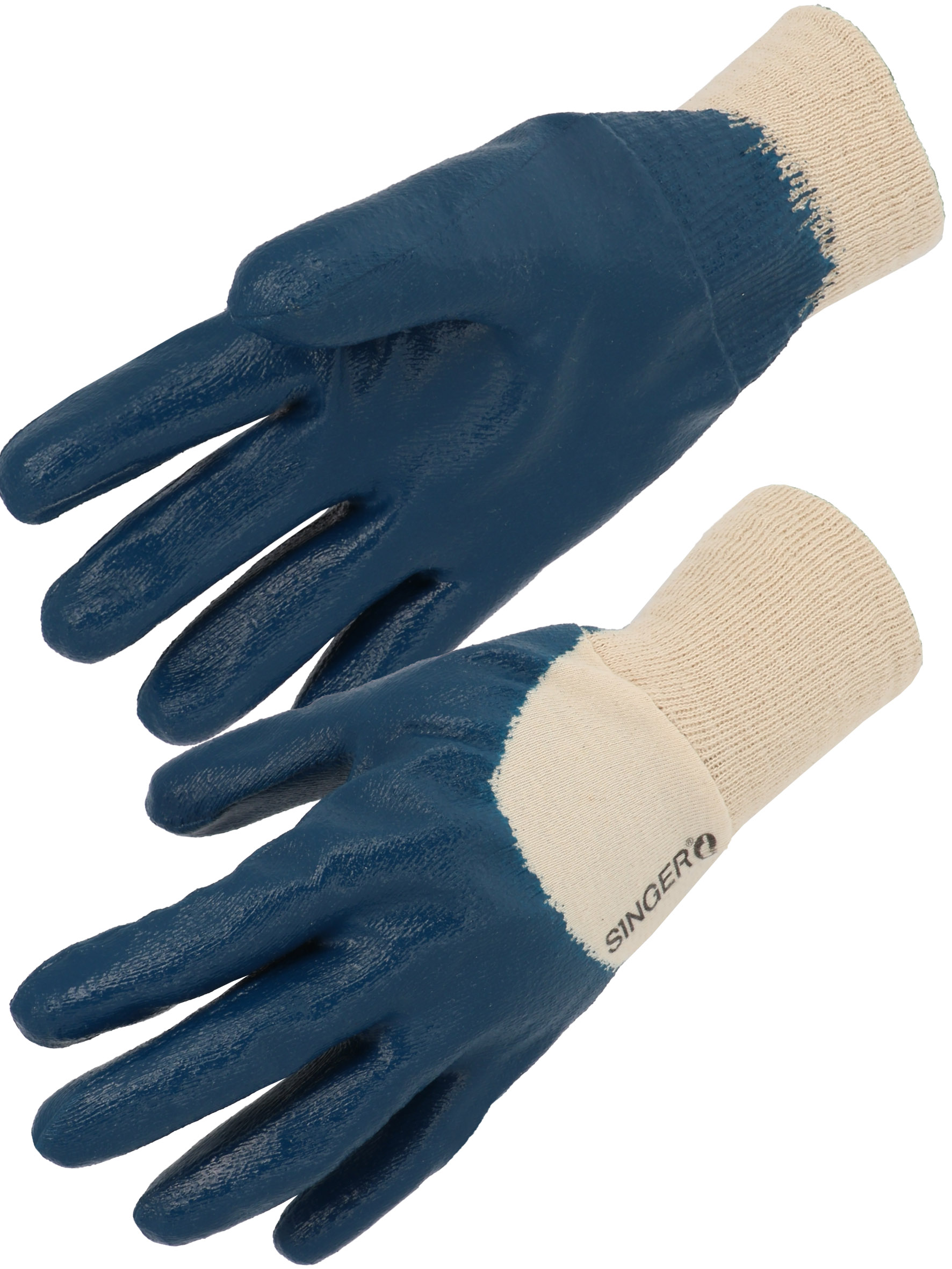 GANT NITRILE BLEU ENDUIT 7