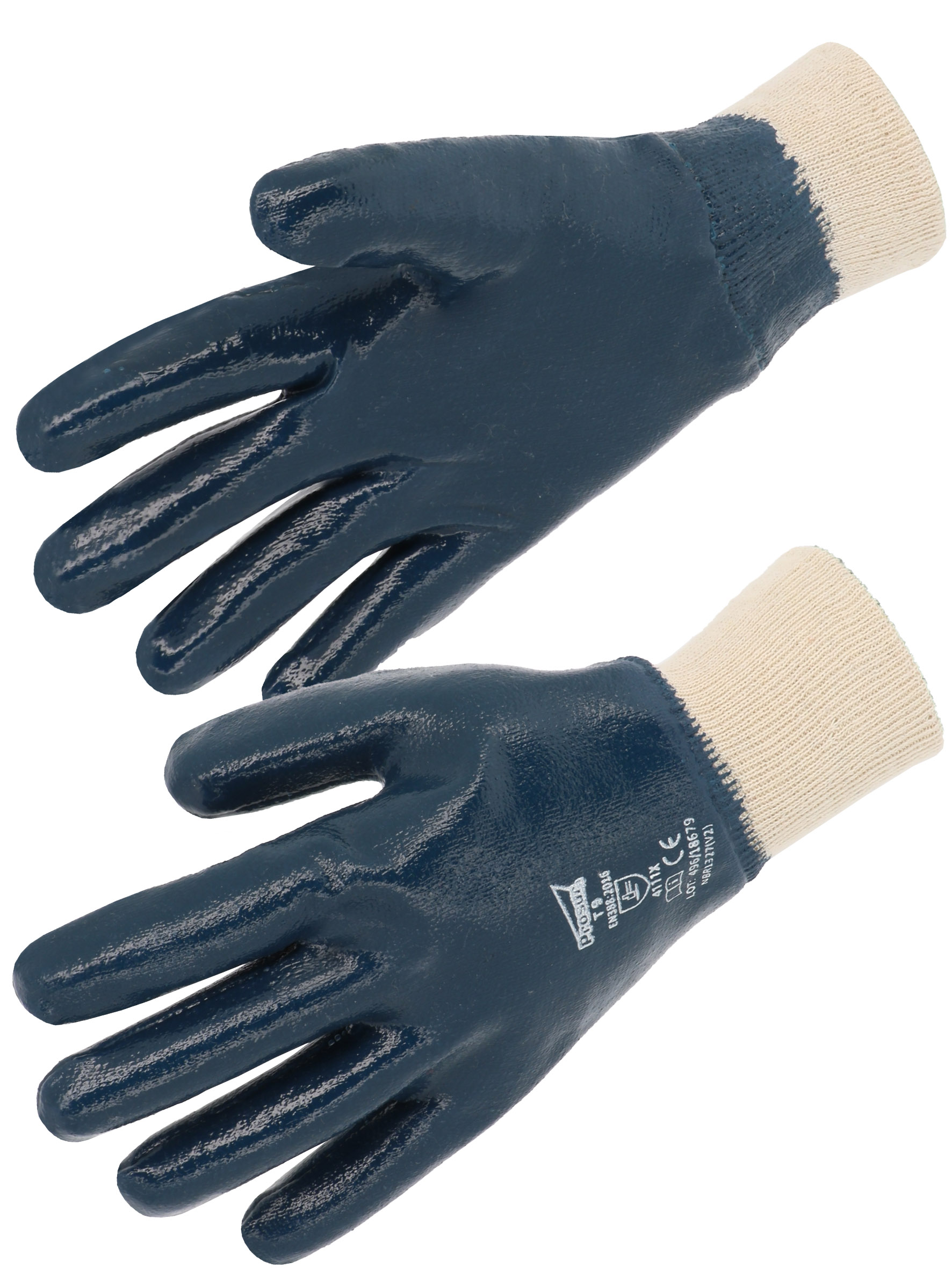 GANT NITRILE BLEU ENDUIT 8