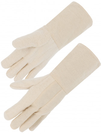 GANTS COTON  DOUBLE EP, MTE 15 CM