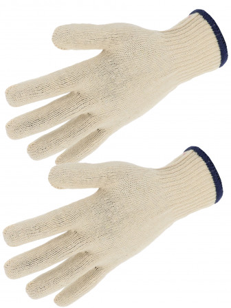 GANTS COTON  TRICOTE JAUGE 10 T HOMME