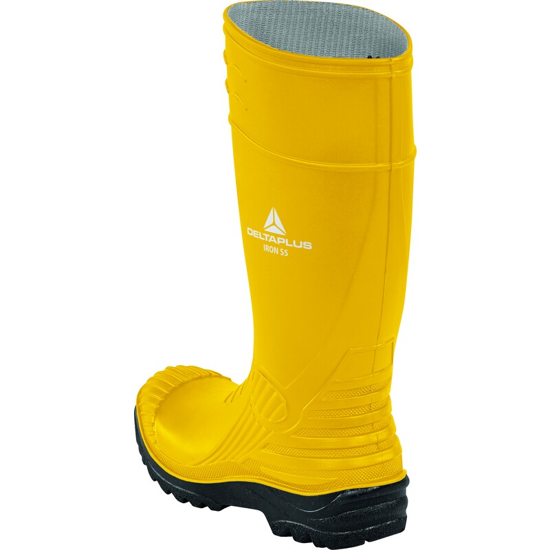 BOTTE PVC IRON S5 JAUNE 48