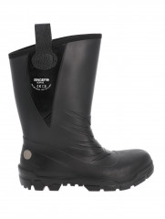 BOTTE PVC NOIR FOURRE S5 36