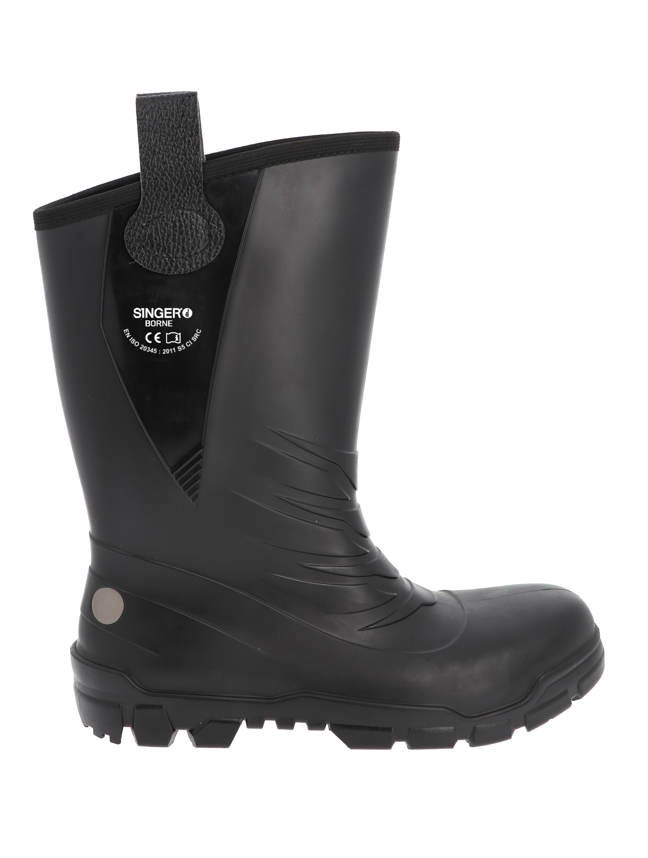 BOTTE PVC NOIR FOURRE S5 43