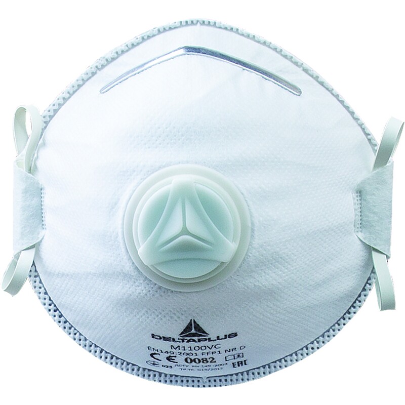 BTE 10 MASQUES FFP1 AVEC VALVE