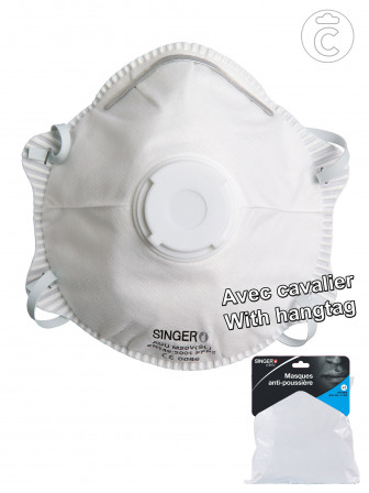 2 MASQUES FFP2D A VALVE, CAV