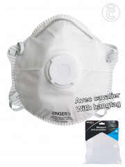 2 MASQUES FFP2D A VALVE, CAV