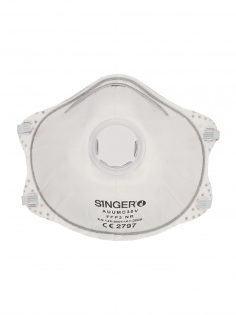 10 MASQUES FFP3 COQUE A VALVE