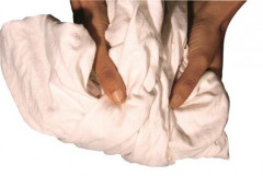 Chiffons d'essuyage T shirt blancs coton carton de 10kg