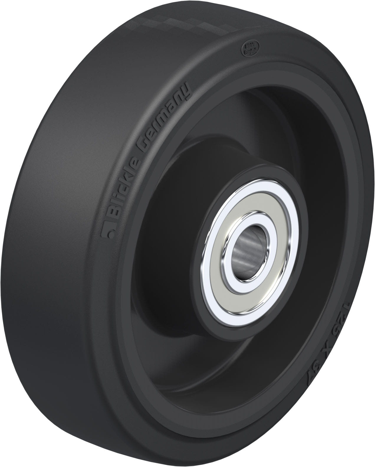 Roue bandage caoutchouc plein élastique « Blickle EasyRoll »