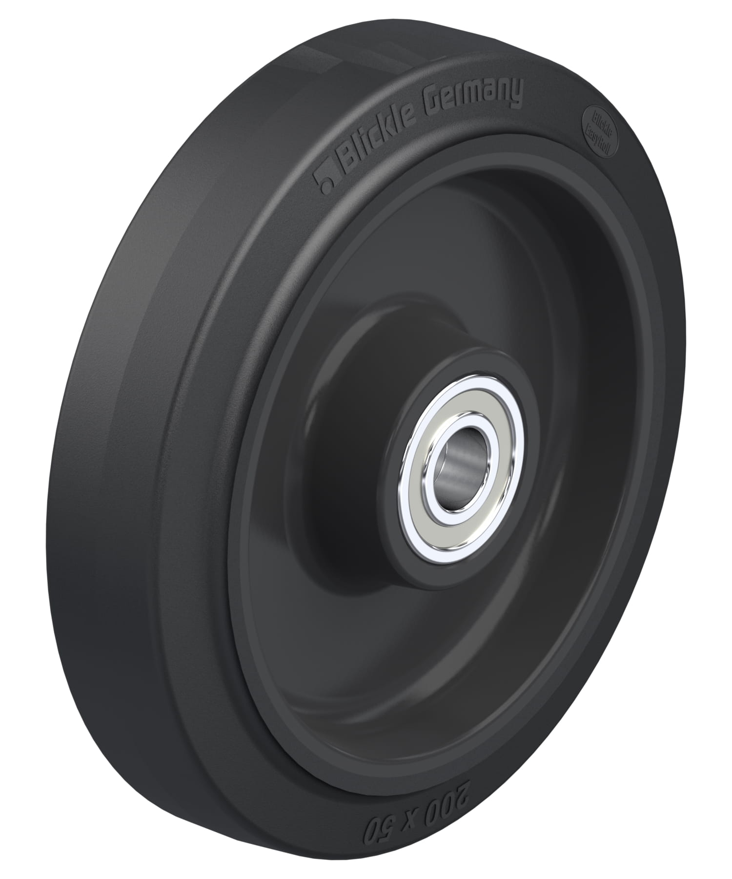 Roue bandage caoutchouc plein élastique « Blickle EasyRoll »