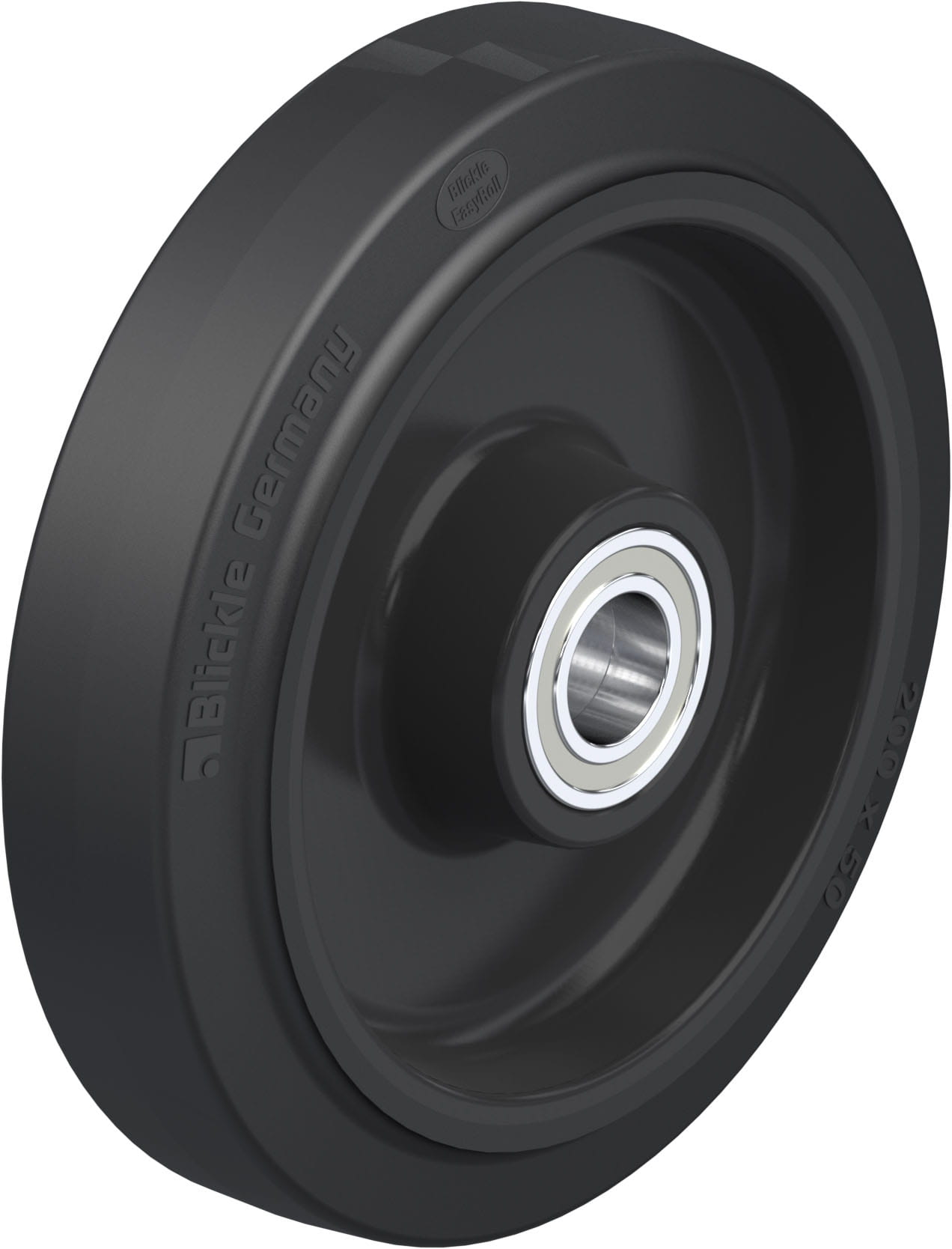 Roue bandage caoutchouc plein élastique « Blickle EasyRoll »