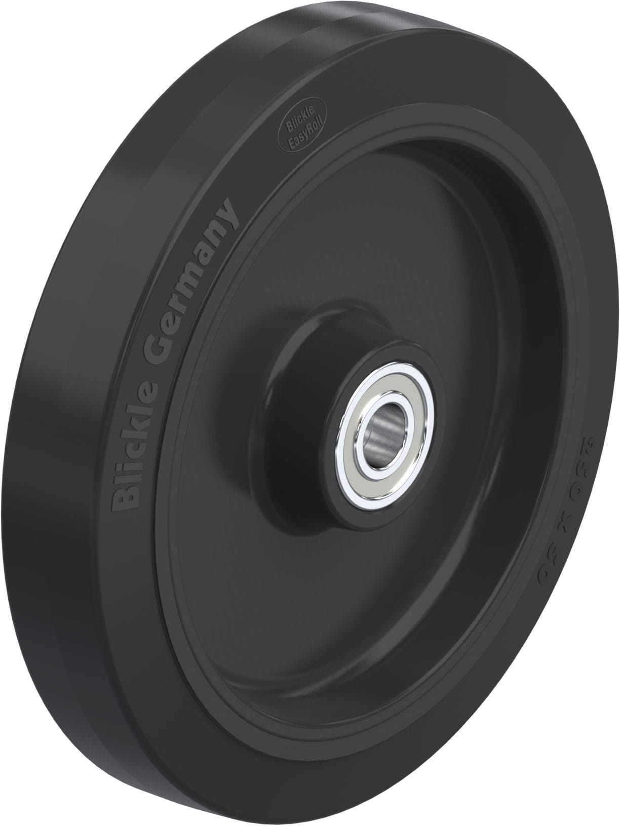 Roue bandage caoutchouc plein élastique « Blickle EasyRoll »