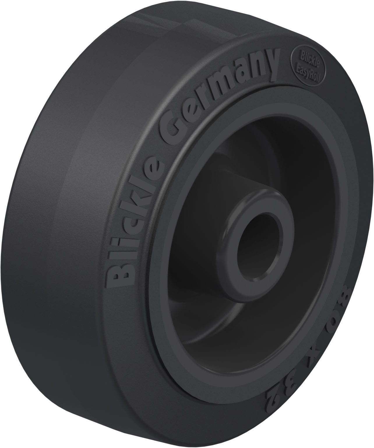 Roue bandage caoutchouc plein élastique « Blickle EasyRoll »