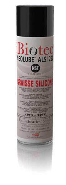Graisse 100% silicone alimentaire DETECBLUE NEOLUBE ALSI220