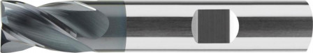 Fraise HPC courte carbure monobloc TiLAN 5/38° type UNI D4 ch. 16mm  
