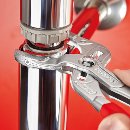Pince à siphon avec mors chromés 250mm 