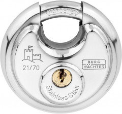 Serrure à disques Circle21/70 Inox