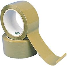 Bande d'emballage F29 polypropylène avec colle acrylate 50mmx66m chamois