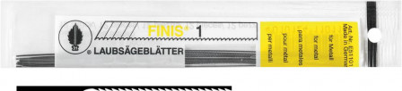 Lame de scie à chantourner Finis denture fine T.1 