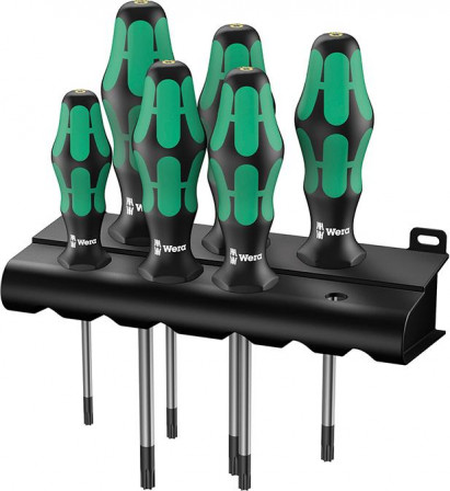Jeu de tournevis Torx avec alésage 6 pièces 