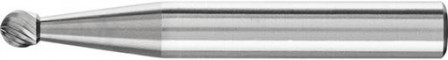 Fraise sur tige carbure forme sphérique 0403 5 6mm4x3,6mm 