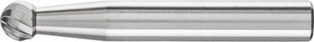 Fraise sur tige carbure forme sphérique 0605 3 6mm6x5,4mm 