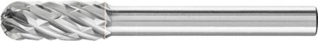 Fraise sur tige carbure forme cyl. bout arrondi 0820 STEEL 6mm 8x20mm 