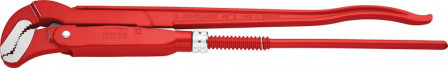 Cle serre-tubes en S revetement poudre, rouge 540 mm 