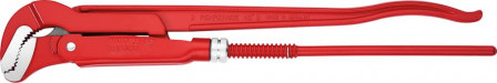 Cle serre-tubes en S revetement poudre, rouge 540 mm 
