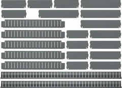 Jeu de compartimentage pour tiroirs 760x398mm 23 pièces