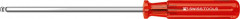 Tournevis 206S six pans creux 2,5x90mm avec tête sphérique 