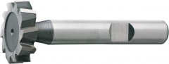 Fraise Woodruff courte DIN850 HSSCo8 TiALN type N forme D 16,5x3mm  