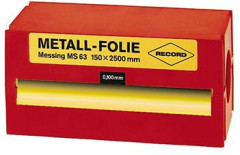 Feuille clinquant acier non allié 150x2500x0,050mm  