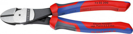 Pince coupante diagonale grande puissance polie avec branches multicomposant 140mm 