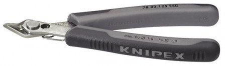 Pince coupante diagonale Électronique ESD V2A 125mm 