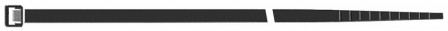 Serre-câbles nylon noir 280x3,5mm 100 pcs  