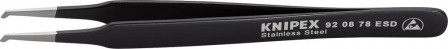 Brucelles ESD coudées 120mm noir