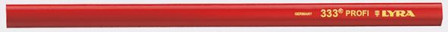 Crayon de charpentier 333ovale rouge 24cm 